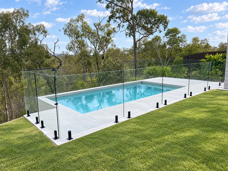 GA Fencing frameless glass pool fencing project
